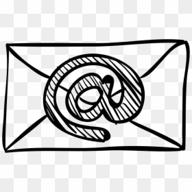 Email Sketched With Arroba - Email Sketch Png, Transparent Png - arroba png