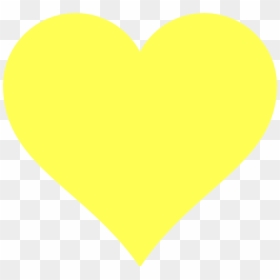 Canary Clipart - Transparent Background Yellow Heart, HD Png Download - imagenes de amor png
