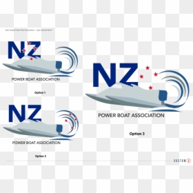New Zealand Power Boat Concept 1 Web Vector Graphic - Logo Powerboat, HD Png Download - boat vector png