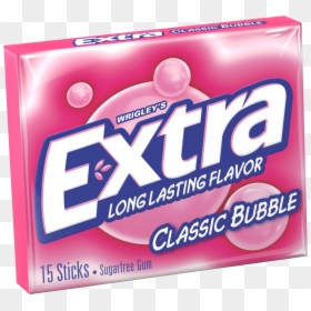Extra Gum Bubble Gum, HD Png Download - chewing gum png