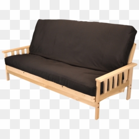 Unfinished Hardwood Futon - Studio Couch, HD Png Download - futon png