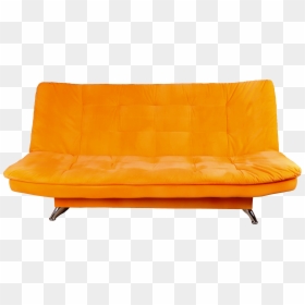 Orange Sofa Png Image - Orange Sofa Png, Transparent Png - futon png