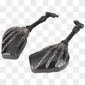 Led Skeleton Side Mirror - Goose, HD Png Download - side skull png