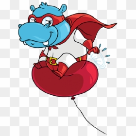 Cartoon, HD Png Download - baby hippo png