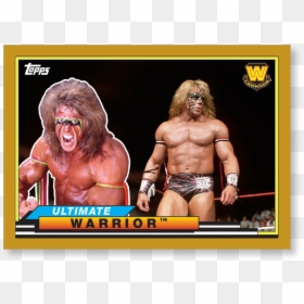 2018 Topps Wwe Heritage Ultimate Warrior Big Legends - Wwe 2018 Topps Trading Cards Big Legends, HD Png Download - ultimate warrior logo png