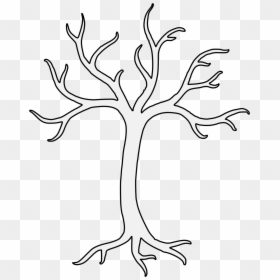 Clip Art Tree Black And White, HD Png Download - cornacopia png