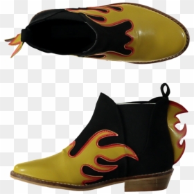 Boot, HD Png Download - orange flames png