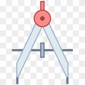This Icon Represents A Drafting Compass, HD Png Download - drafting compass png