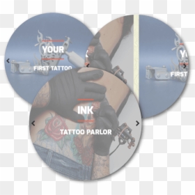 Cd, HD Png Download - back tattoo png