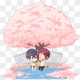 Anime, Boy, And Cherry Tree Image - Illustration, HD Png Download - cute anime boy png