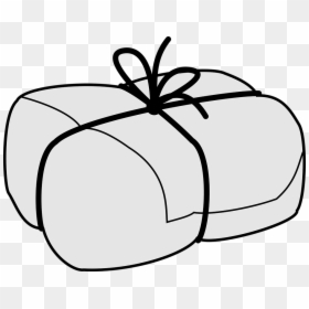 Package Clipart Black And White, HD Png Download - mail white png