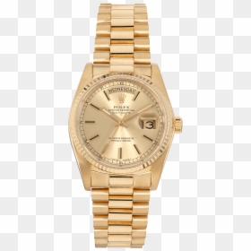 Day-date Circa 1980s Yellow Gold Automatic - Datejust 36 Mm Stainless Steel, HD Png Download - 1980s png