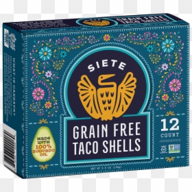 Siete Grain Free Tortilla Chips, HD Png Download - taco shell png