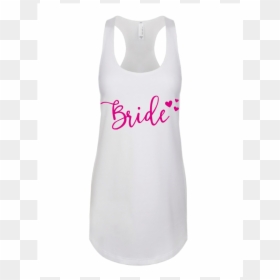 Playera Blanca Bride 3 Corazones - Active Tank, HD Png Download - playera blanca png