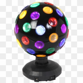 Bola Disco De Led Rgb Ibiza Light Dl8led-bk - Disco Color Light Ball, HD Png Download - bola disco png
