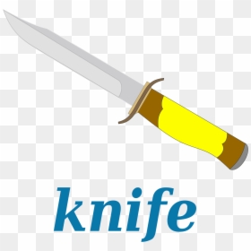 Knife Clipart Dagger - Utility Knife, HD Png Download - bloody machete png