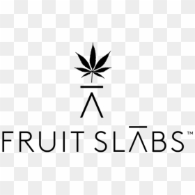 Fruitslabs Logo Crop - Pot Leaf, HD Png Download - weed .png