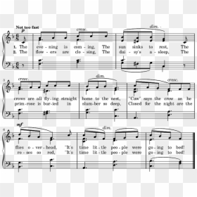 Ew Pianostaff <<  ew Staff { 	ime 6/8 Key F Major 	empo - Sheet Music, HD Png Download - closed book png