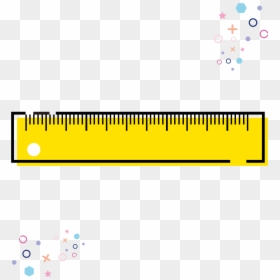 Transparent Square Ruler Clipart - ไม้บรรทัด การ์ตูน Png, Png Download - ruler vector png