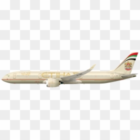 Plane Transparent - A350 Xwb Side View, HD Png Download - plane .png