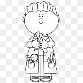 Scientist Clipart Black And White, HD Png Download - dropper png