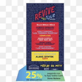 Revive 80s Y 90s Tour, HD Png Download - descuentos png