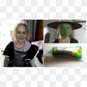 Green Halloween Face Paint, HD Png Download - facepaint png