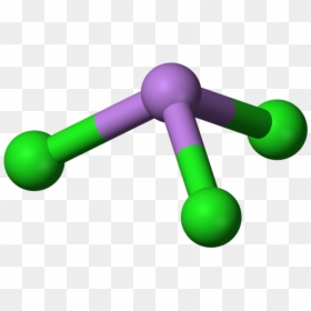 Arsenic Trichloride 3d Balls - Pcl3 Molecular Shape, HD Png Download - arsenic png