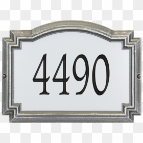 Number, HD Png Download - silver plaque png
