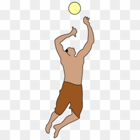Transparent Volleyball Player Clipart - Personas Jugando Voleibol Png, Png Download - volleyball.png