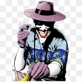 Kj Recolor - Batman The Killing Joke Heres To Crime, HD Png Download - joker hat png