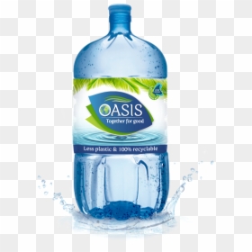 Oasis Water Bottle 1 Litre, HD Png Download - water bottle splash png
