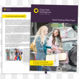 Retail White Paper Image - Online Advertising, HD Png Download - free parking png