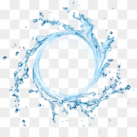 Transparent Background Water Circle Png, Png Download - burbujas de agua png