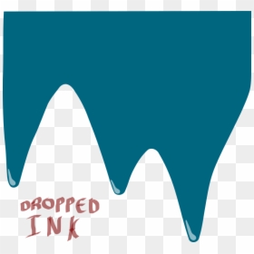 Dropped Ink - Clip Art, HD Png Download - blood in water png