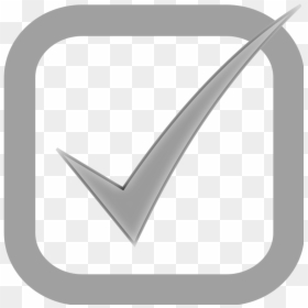 Checkbox Check Checked Clipart Clipartfest - Grey Tick In Box, HD Png Download - check clipart png