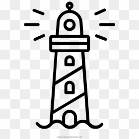 Lighthouse Coloring Page - Lighthouse, HD Png Download - farol png