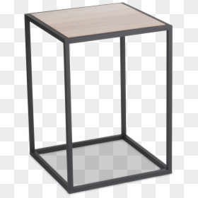 Tower Square Coffee Table Black - Table D Appoint Hauteur 90 Cm, HD Png Download - small table png
