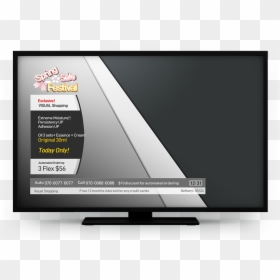 Simple Tv Shopping Application With 31 Great Flat Screen - Led-backlit Lcd Display, HD Png Download - flatscreen png