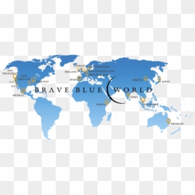 Bbw Travel Map Copy - Flag That Has Purple, HD Png Download - blue world map png