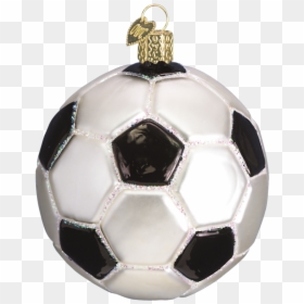 Soccer Ball Ornament Old World Christmas On Its-ornamental - Esferas Navideñas De Futbol, HD Png Download - christmas ball ornament png