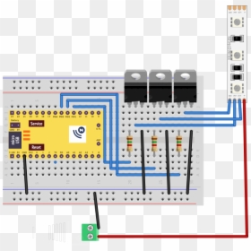 Fritzing Repo/projects/z/z Wave Rgb Led Strip From - Yhdc Sct 013 Arduino, HD Png Download - led strip png