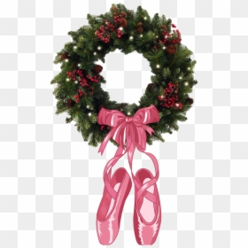 Holiday Themed Show, Combining Classic Excerpts From - Christmas Wreaths, HD Png Download - christmas wreath border png
