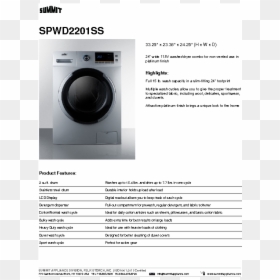 Washing Machine, HD Png Download - washer and dryer png