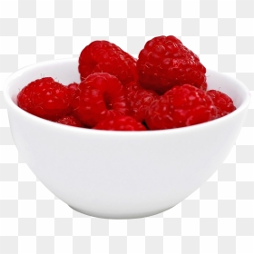 Raspberry In Bowl Png Image - Tazon Con Frambuesas Png, Transparent Png - bowl of strawberries png