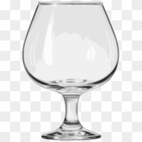 Empty Wine Glass Png, Transparent Png - brandy glass png