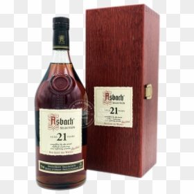 Asbach Selection Aged 21 Years Brandy 750ml - Glass Bottle, HD Png Download - brandy glass png