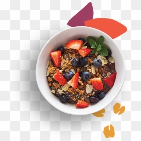 Muesli, HD Png Download - bowl of strawberries png