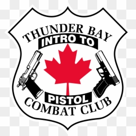 Tbcc Logo Intro To Pistol Rgb - Canadian Flag Image Free, HD Png Download - pistol drawing png