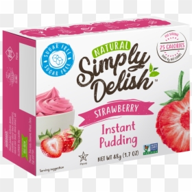 Strawberry Pudding, HD Png Download - bowl of strawberries png